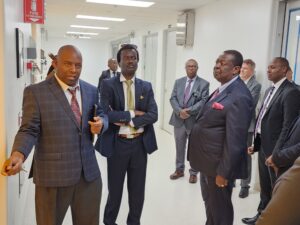 Yunigen leads Kenyan official on tour of its WVU Innovation Corp. site; launches new pediatric sickle cell disease treatment